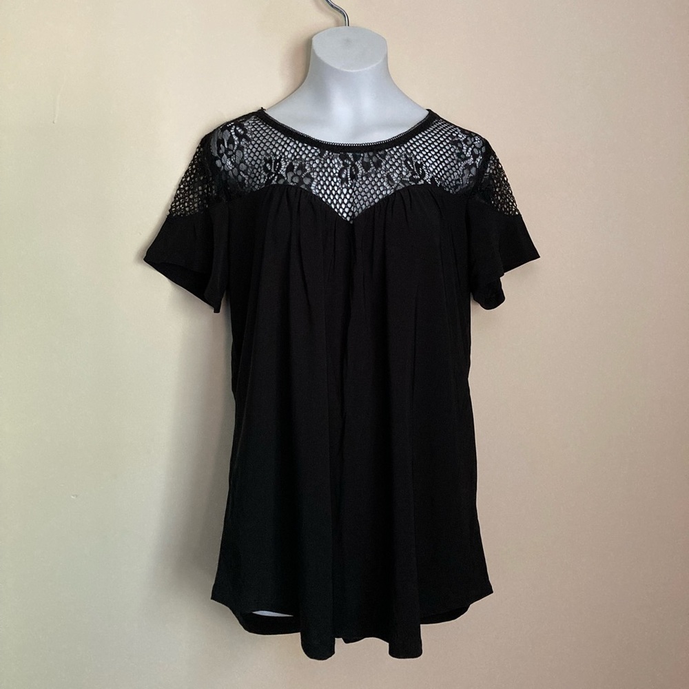 Black Lace Tshirt